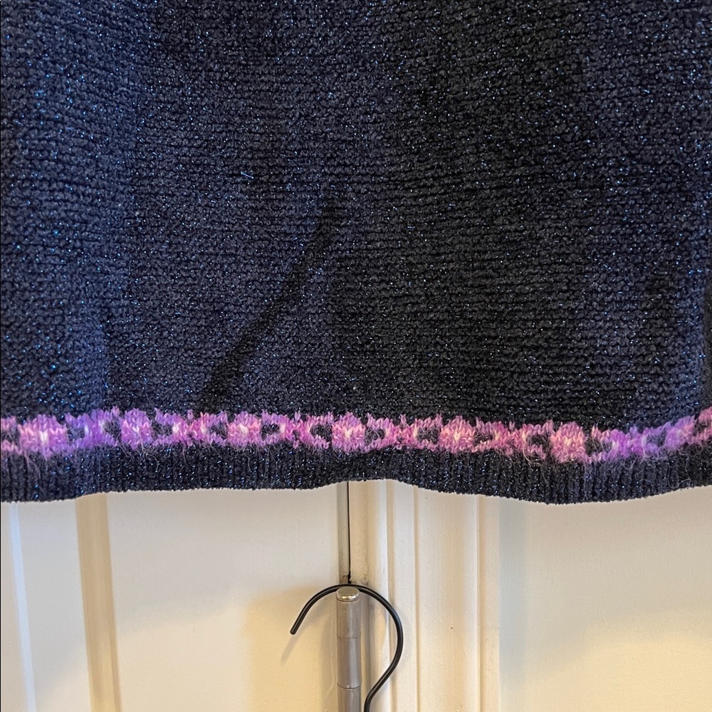 Talbots Chenielle York Sweater Colors are blue purple and pink Size S - Picture 3 of 5